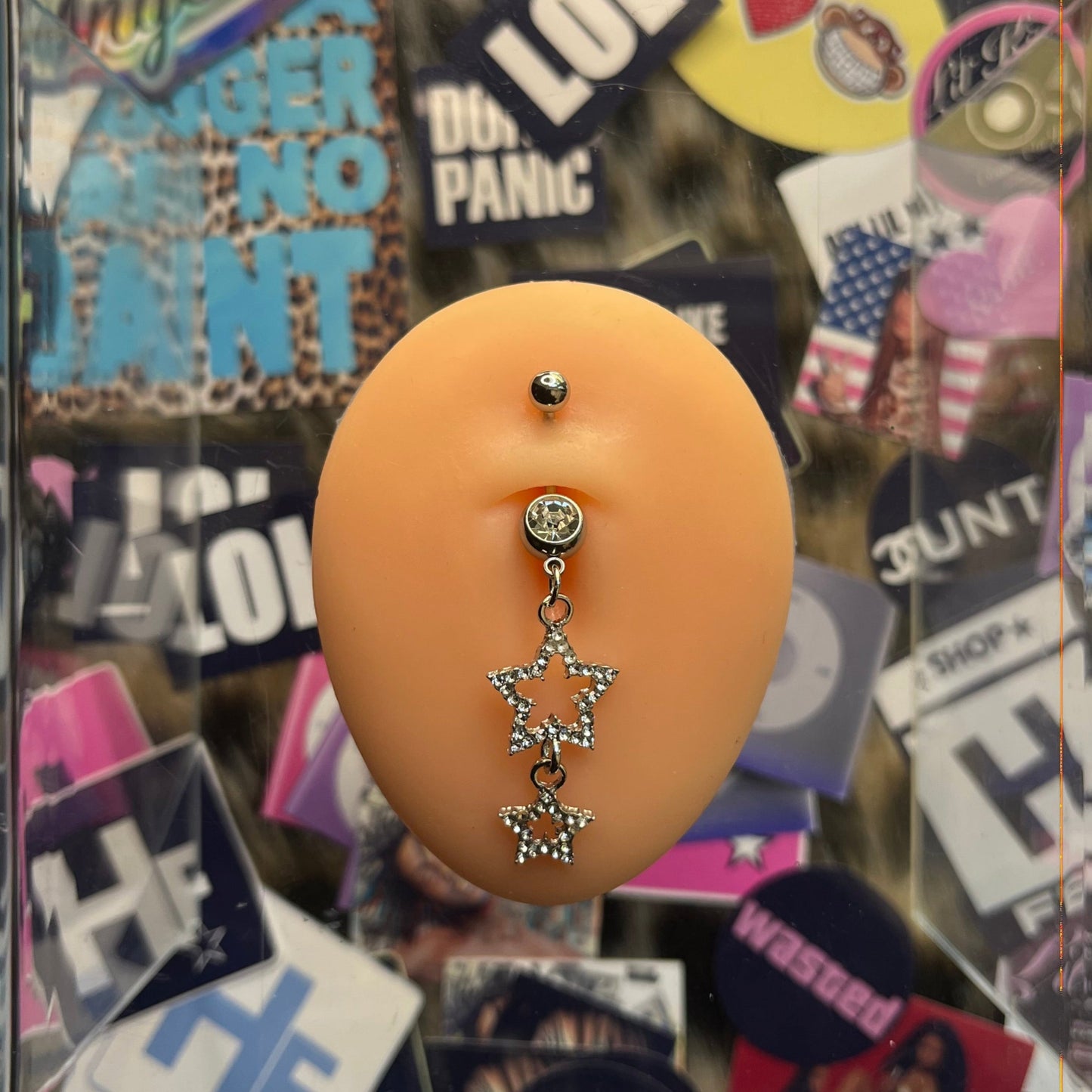 Hanging Star Belly Ring