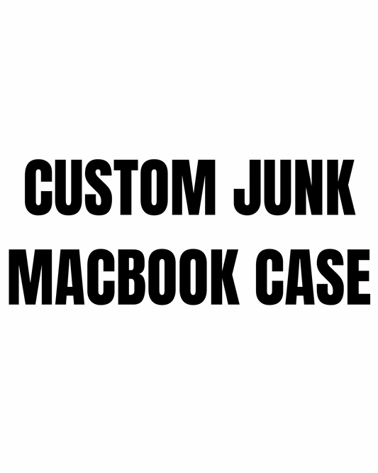 Custom Junk Macbook Caseˎˊ˗ (read description)