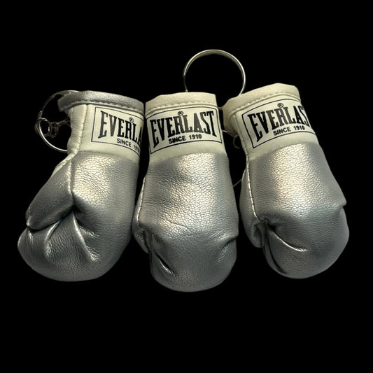 Chrome boxing glove keychain ⊹ ࣪ ˖